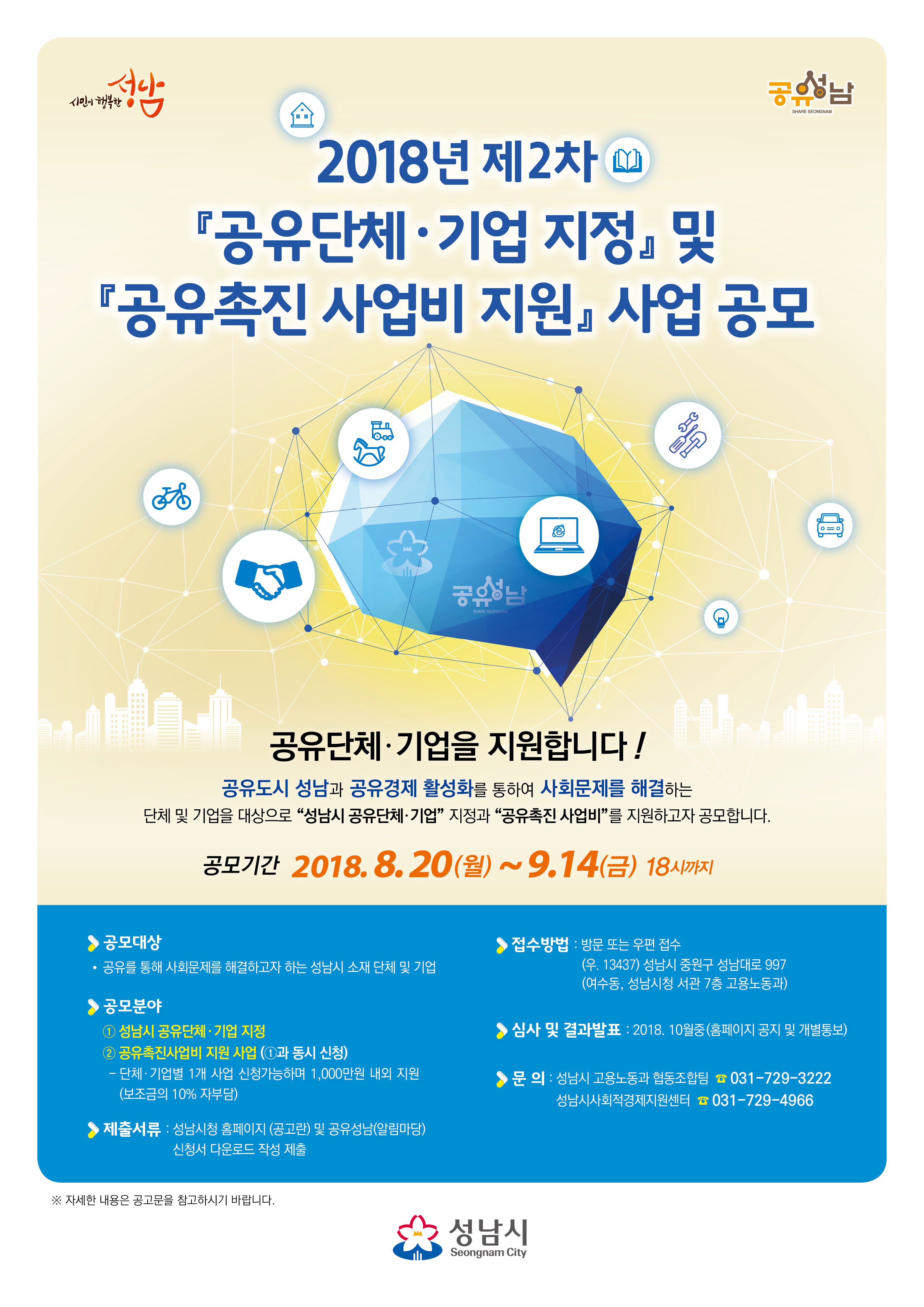 공유기업 공모 포스터