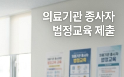 의료기관 종사자 법정교육 제출