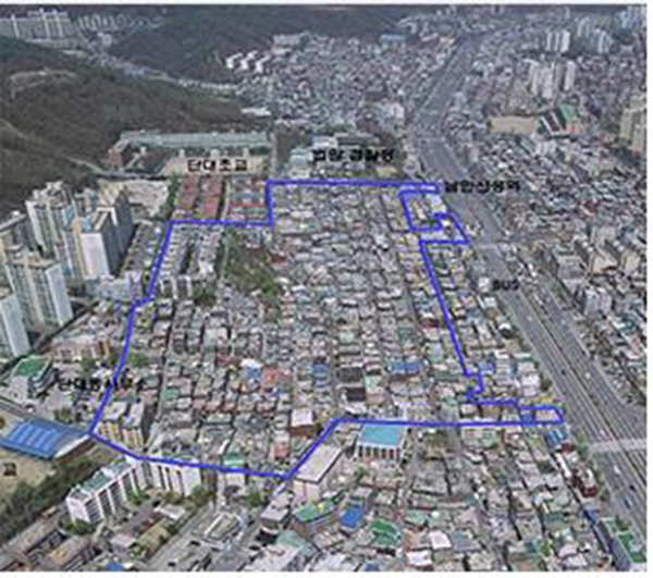 단대구역 사업 전 사진